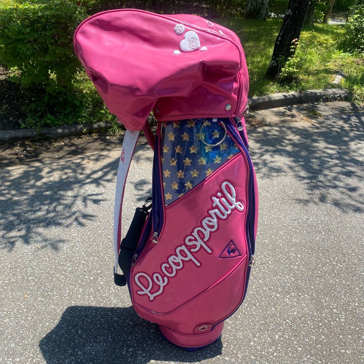 【GB059】ゴルフバッグ LE COQ ルコック ゴルフキャディーバッグ メンズ レディース アイアン ドライバー拍卖