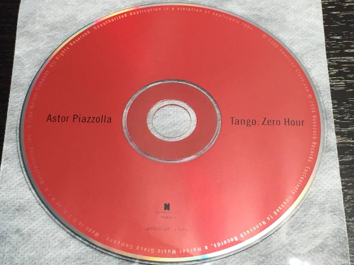 W5/ ディスクのみ / Astor Piazzolla / Tango : Zero Hour拍卖