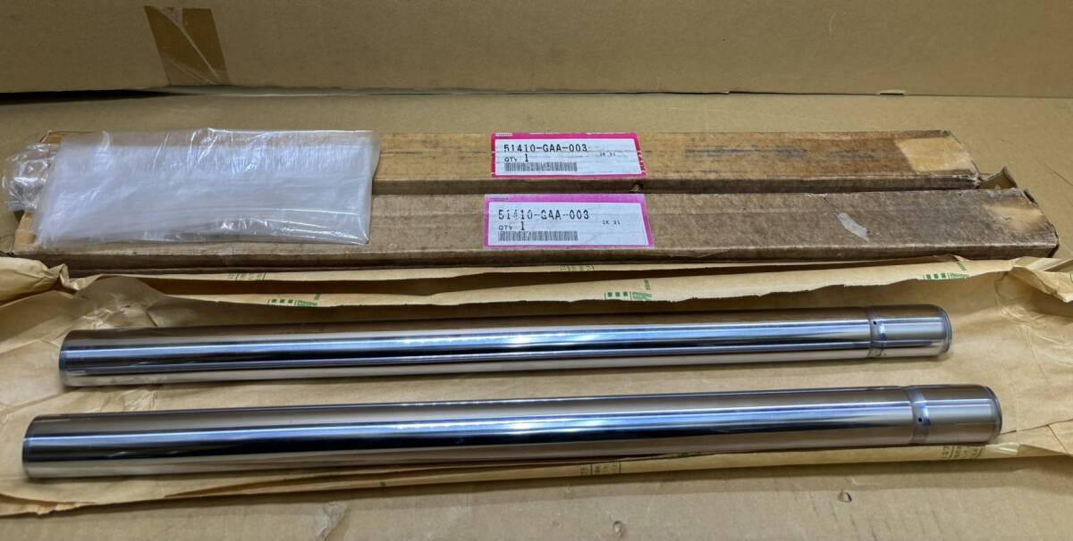 廃盤超貴重★絶版1SET限●展示新品●安心の ホンダ 純正★NS-1 AC12●フロントフォーク/インナーチューブ/左右/セット HONDA 51410-GAA-003拍卖