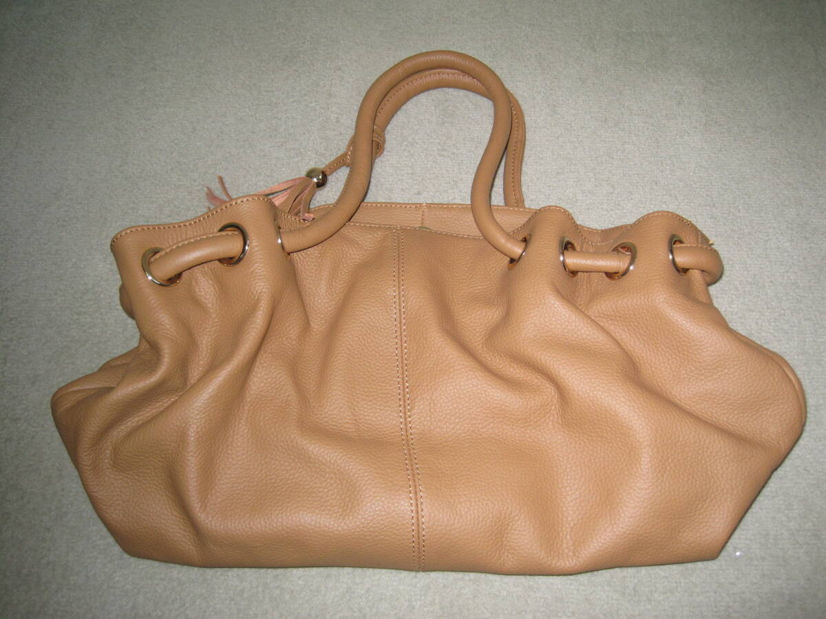 CARINO カリーノ 本革バッグ 女性用 茶色 中古美品拍卖