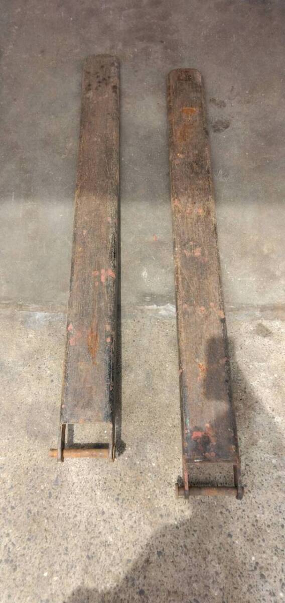 サヤ フォークリフト  約 130㎝×幅 約12.5㎝(中古)【福岡県久留米市】LP07-17969拍卖