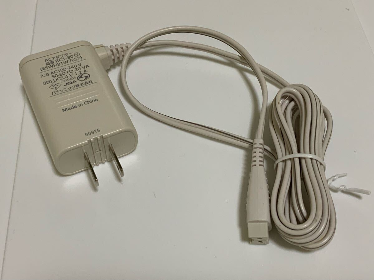 【中古】 Panasonic ジェットウォッシャー ドルツ EW-DJ52-W ACアダプター ESWH81W7657 パナソニック 充電器拍卖