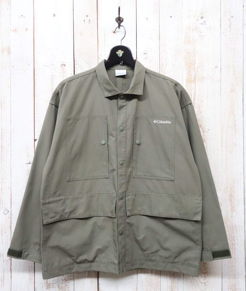 アウトドア カジュアルウェア*Columbia コロンビア *グローリーバレーキャンパーズジャケット M *PM0289 リップストップ 撥水拍卖