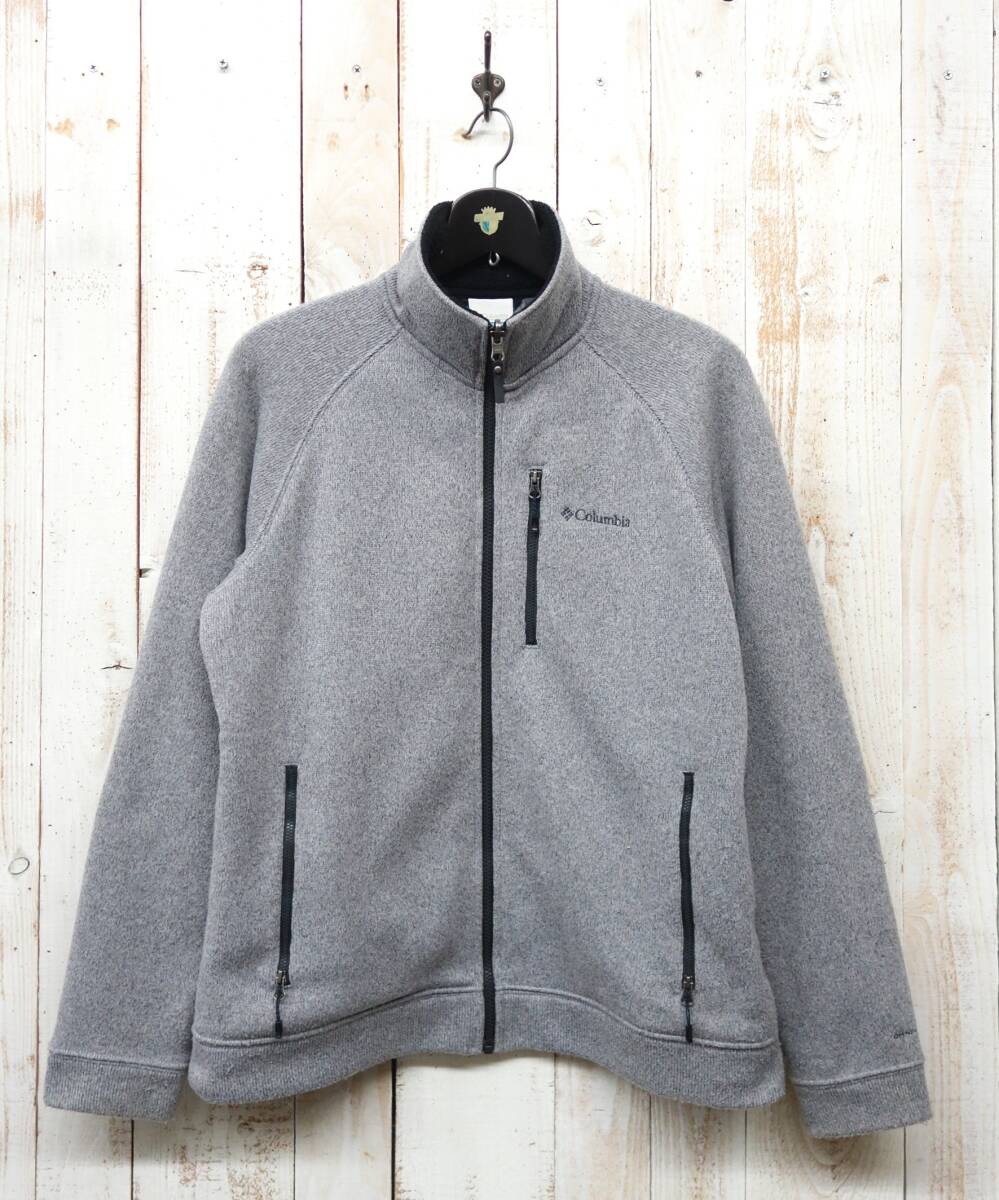 アウトドア スポーツウェア*Columbia コロンビア*INTERCHANGE フリースジャケット*PM5231 グレー LARGE *OMNI-WICK 吸湿速乾機能 拍卖