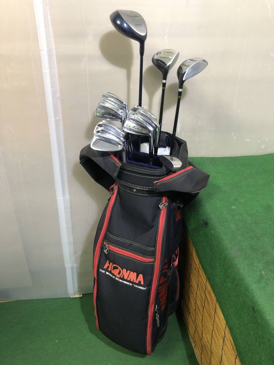 送料無料☆ 本間ゴルフ / マグレガー 13本組 中古ゴルフクラブセット☆おてがる配送☆〔5134〕 ※全体に使用感あり拍卖
