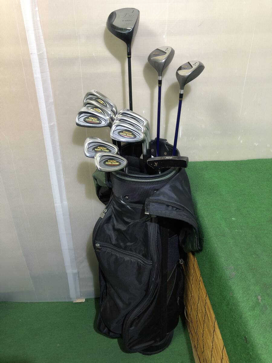 送料無料☆おてがる配送☆中古ゴルフクラブセット メーカー混成 12本組 ☆〔5149〕 ※DRは46インチ/アイアンは訳アリ拍卖