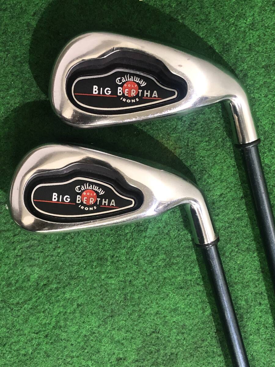 ☆中古品 Callaway BIG BERTHA IRON キャロウェイ アイアン 2本組 #3I/4I ☆〔5150〕拍卖