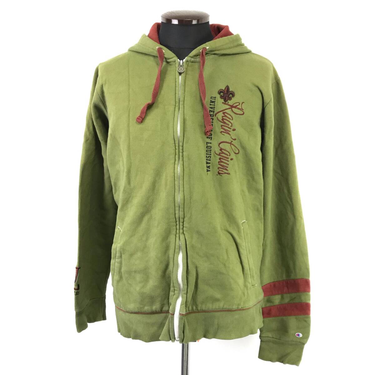 Champion【チャンピオン】 パーカー【メンズXL/緑/green】裏起毛/Tops/hoodie/jacket◆BJ005-b拍卖