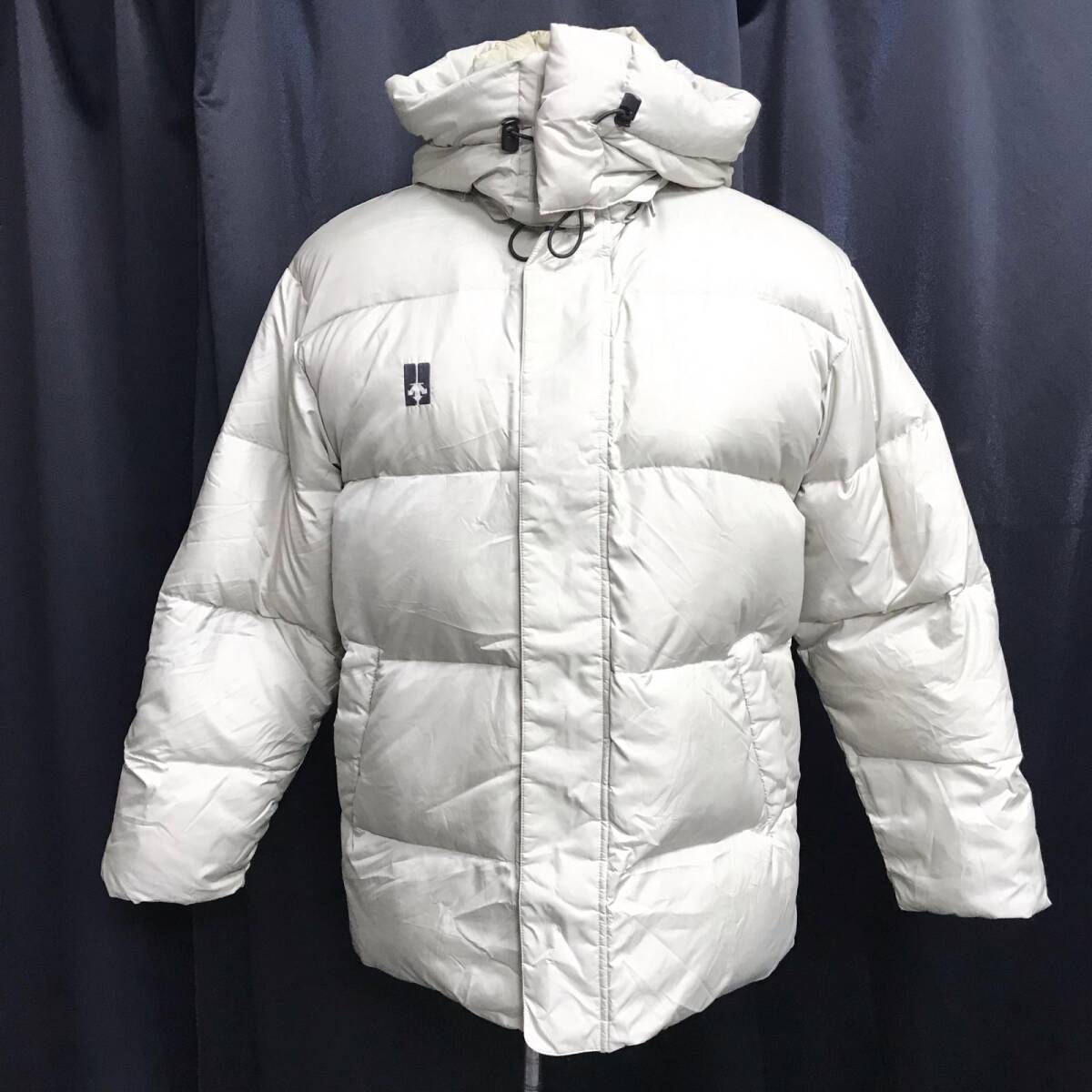 Descente【デサント】 ダウンジャケット【メンズM/アイボリー/ダウン90%/ivory】アウター/ブルゾン/Jacket/Jumper◆BJ014-g拍卖