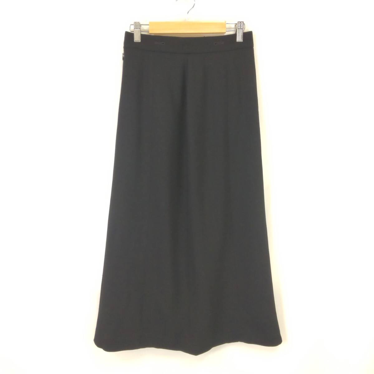 80s-90s/Vintage/美品★Chloe【クロエ】 ロングスカート 【40/L程度/黒/black】ウール100%/スリット/日本正規代理店タグ/skirt◆BJ016-a拍卖