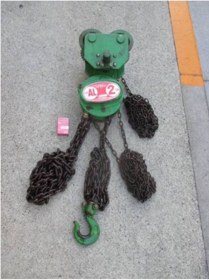 j735☆スピード ギヤトロリ付チェーンブロック2ton 揚程 5m拍卖