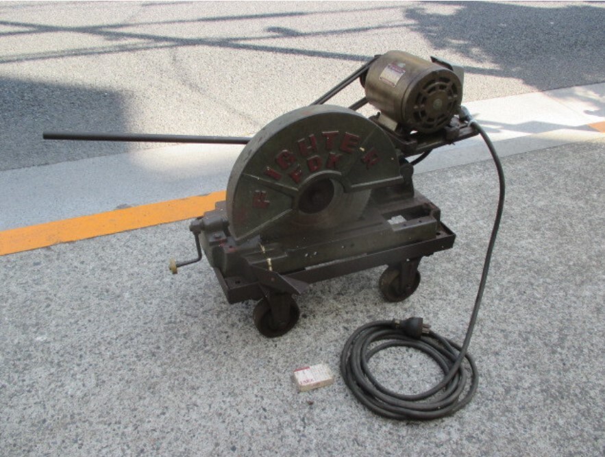 s713☆FDK 355mm 高速切断機 GAー16 200V1.5kw拍卖