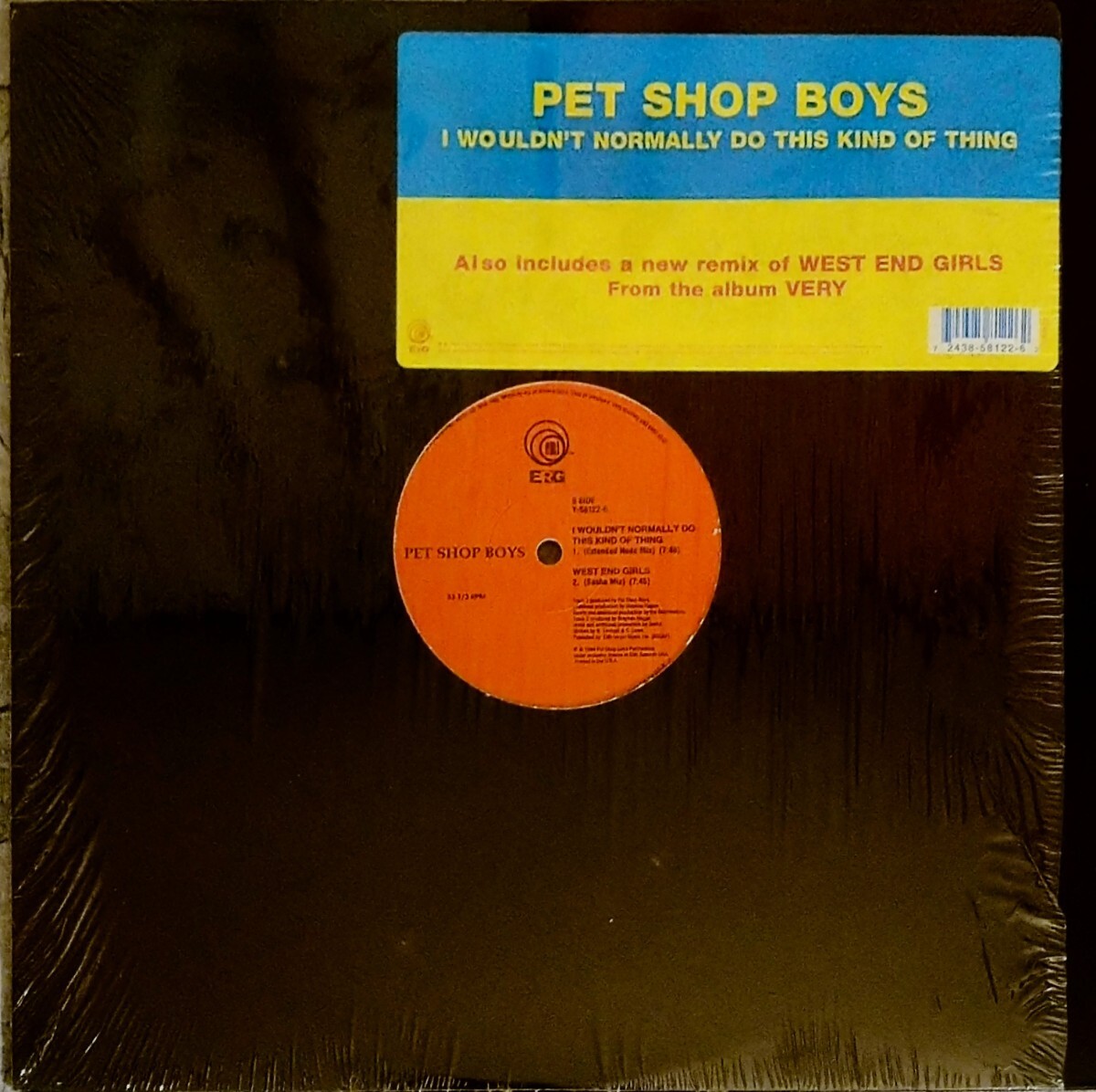 Pet Shop Boys I wouldn't normally do this kind of thing 米国盤12インチシングル DJ Pierre &「West End Girls」Sasha remix拍卖