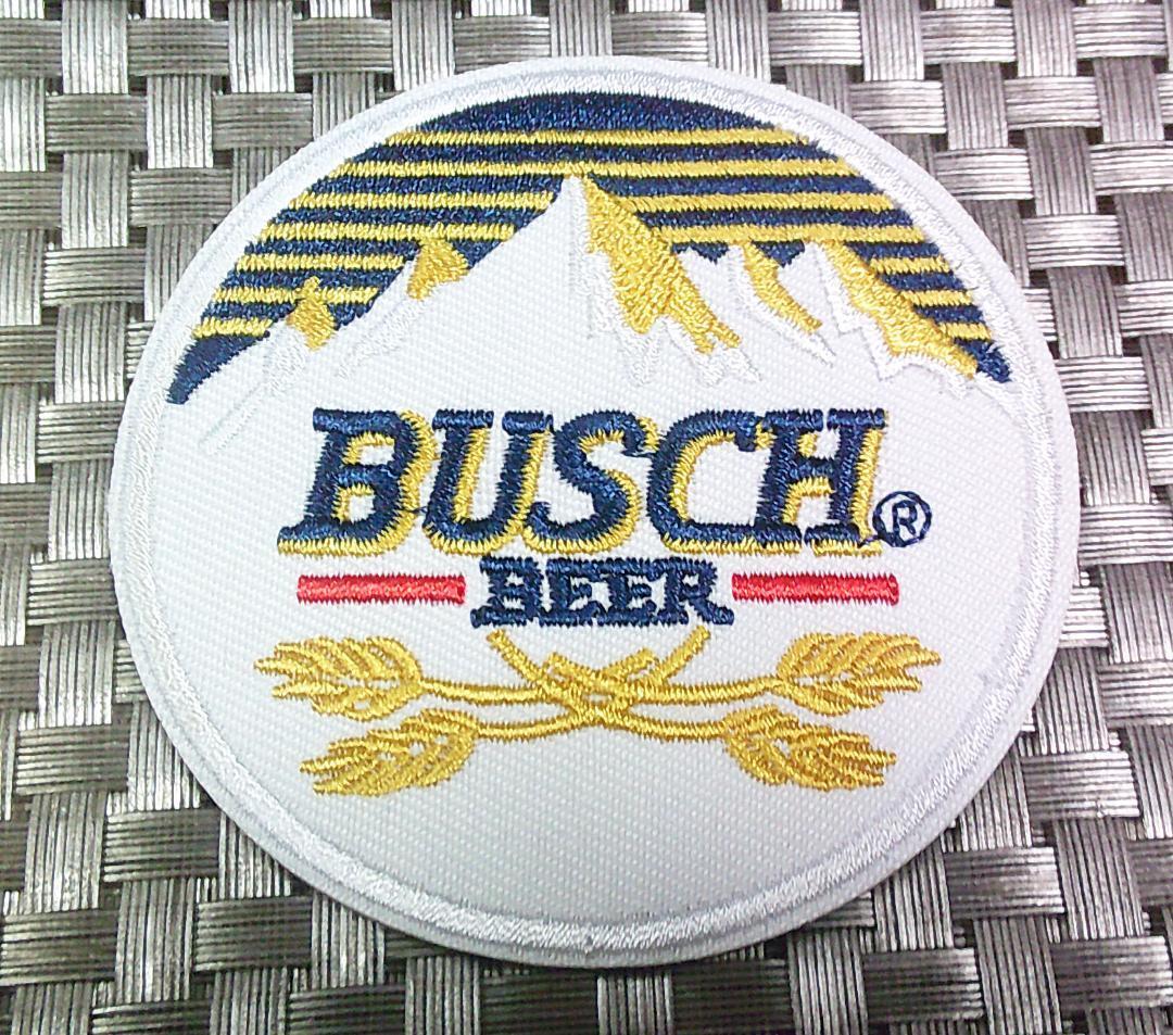 《黄昏雪山BS金麦》激渋■『BUSCH  BEER』 アメリカ ビール 刺繍ワッペン(パッチ)■サバゲー ミリタリー ファッション■衣類・衣服DIY拍卖