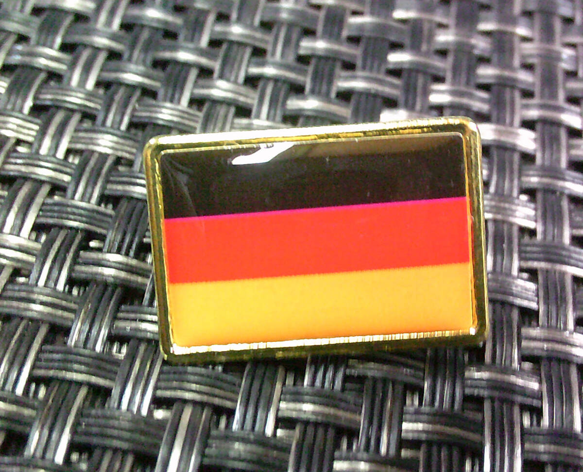 《BP長方形GM旗》激渋ドイツ Germanyフラッグ  Flag  サッカー スポーツ  ファッション ピンバッジ バッチ■◆ミリタリー 観戦 応援拍卖