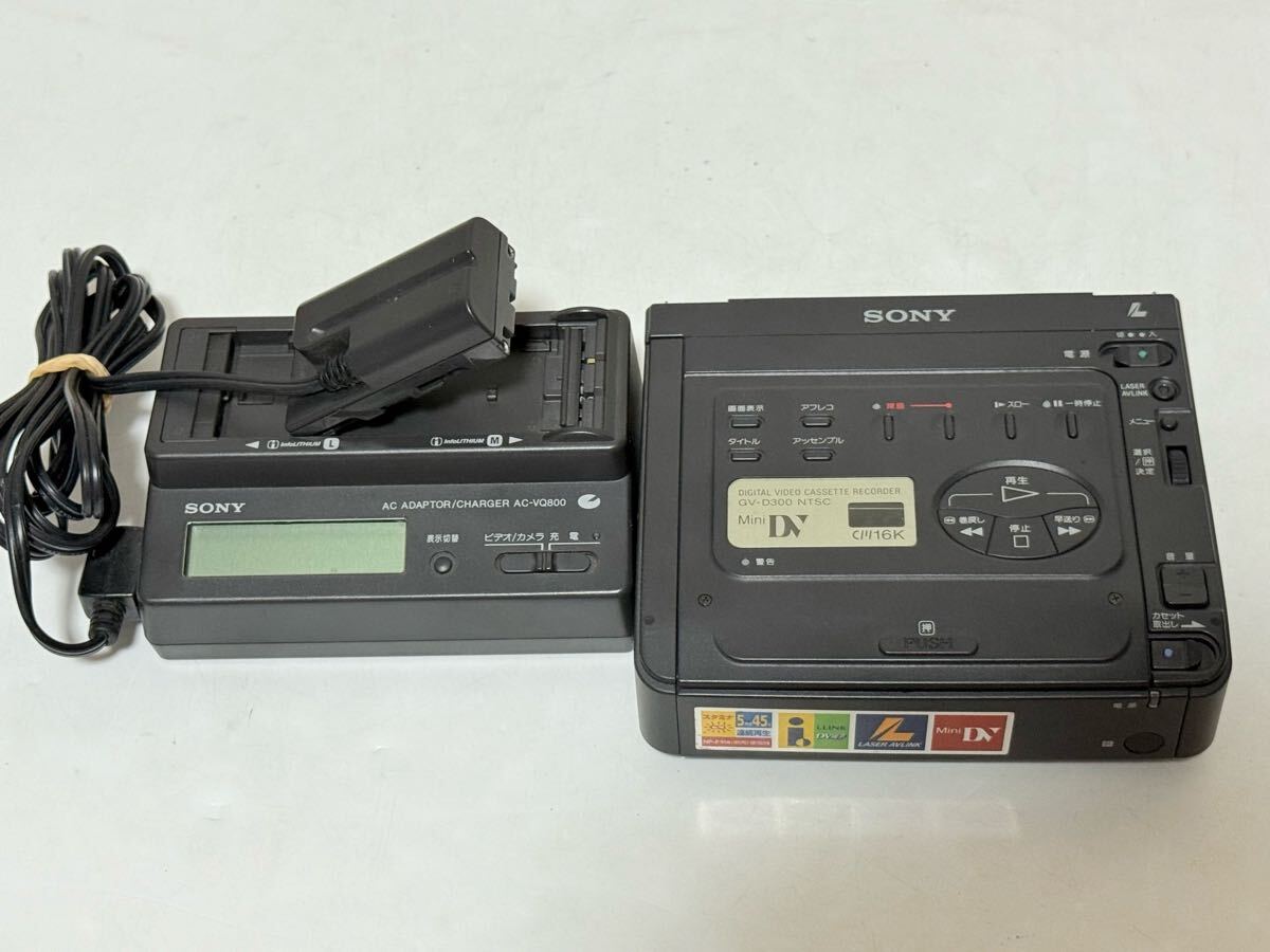 ジャンク品 SONY Mini DV デジタルポータブルビデオレコーダー GV-D300拍卖