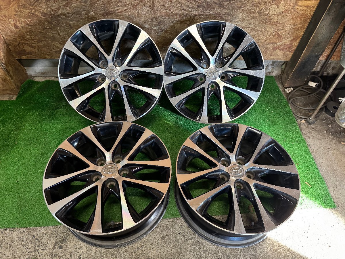 TOYOTA 50系 エスティマ 後期 純正 18インチ 7J +51 PCD114.3 5H ホイール 4本セット H40拍卖