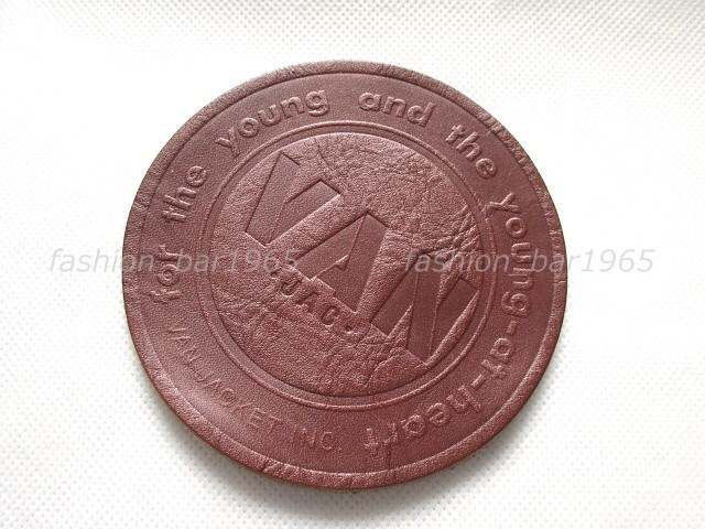 希少★VAN JAC ヴァンヂャケット★丸VAN レザー コースター☆限定ノベルティ 革製コースター/マグカップ グラス アイビー SCENE Kent拍卖