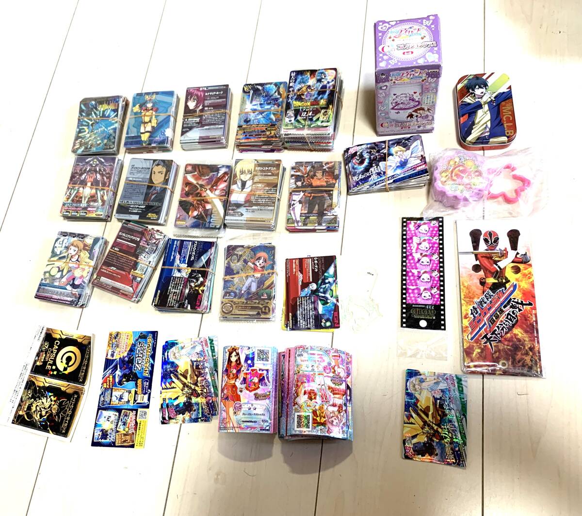 ガンダム アイカツ ドラゴンボール 多数 トレーディング カード C賞 全400枚前後在り 未開封もあり ノンクレームでお願 ##$$拍卖