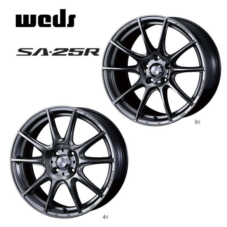 送料無料 ウェッズ weds WedsSport SA-25R 9.5J-19 +38 5H-114.3 (19インチ) 5H114.3 9.5J+38【2本セット 新品】拍卖