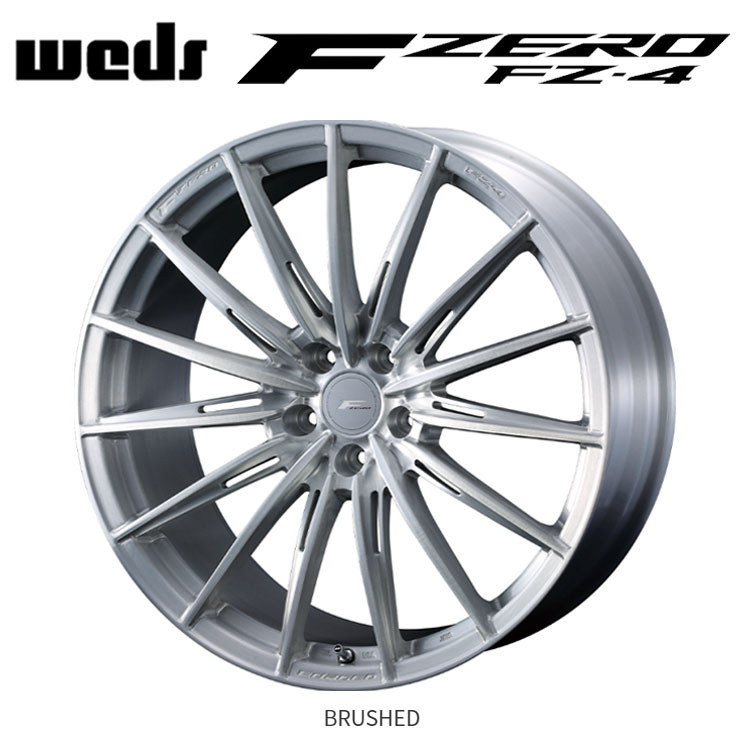 送料無料 ウェッズ weds F ZERO FZ-4 7.5J-18 +38 5H-114.3 (18インチ) 5H114.3 7.5J+38【2本セット 新品】拍卖