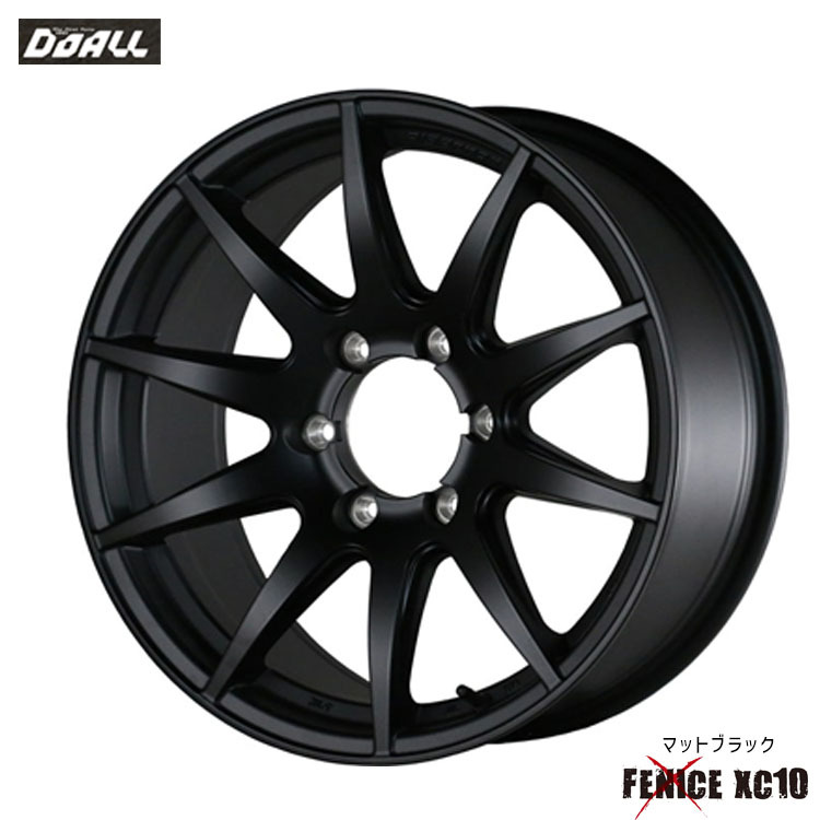 送料無料 ドゥオール DOALL Fenice X XC10 7J-17 +38 6H-139.7 (17インチ) 6H139.7 7J+38【4本セット 新品】拍卖