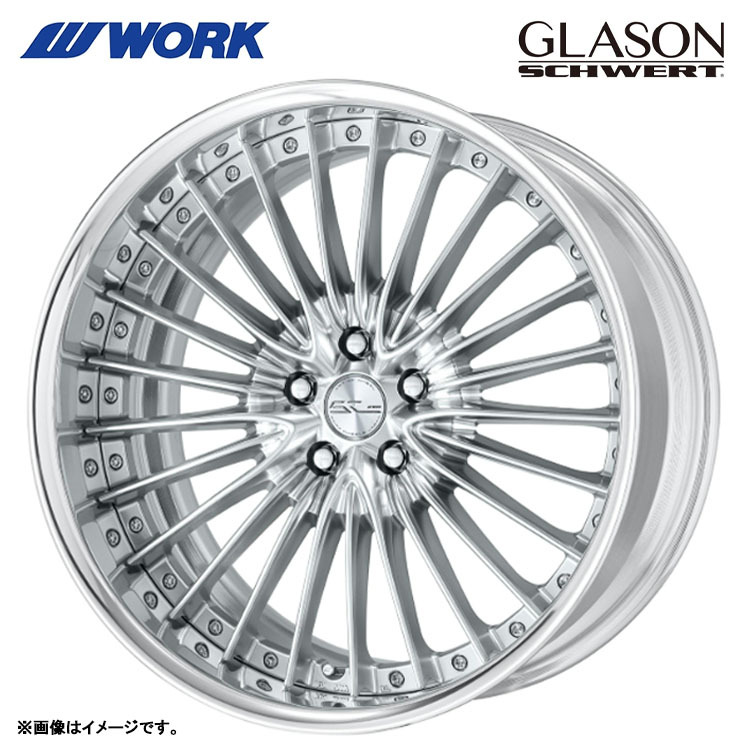送料無料 ワーク WORK GLASON SCHWERT FULL REVERSE DEEP RIM Odisk 11J-19 -6~-18 5H-120 (19インチ) 5H120 11J-6~-18【1本単品 新品】拍卖