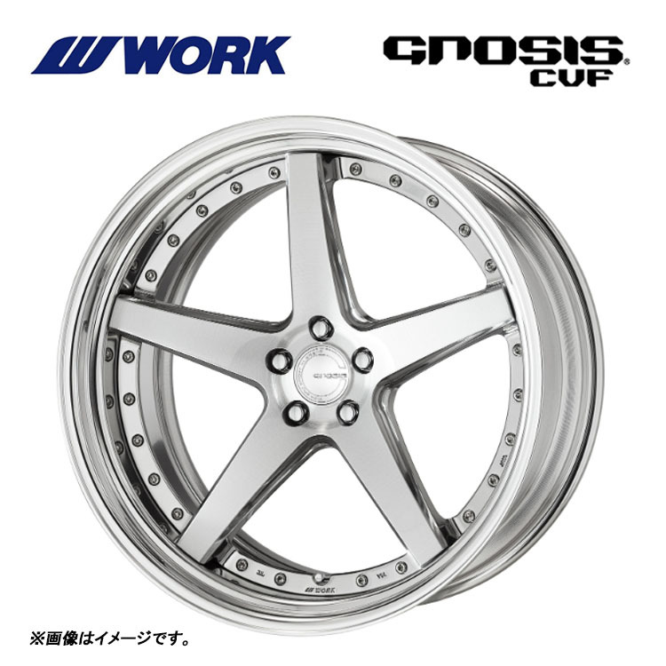 送料無料 ワーク WORK GNOSIS CVF STEP RIM ミドルコンケイブ STANDARD Adisk 9J-21 +33~-19 5H-112 【2本セット 新品】拍卖