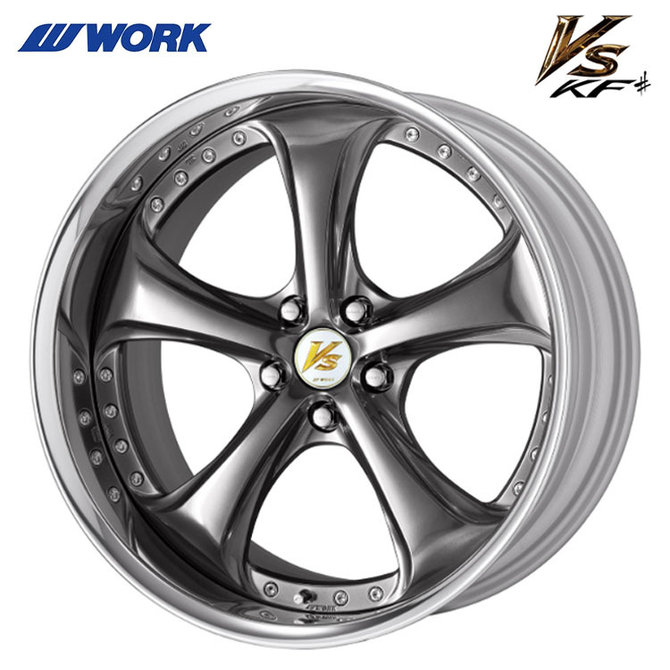 送料無料 ワーク WORK VS KF# FULL REVERSE STANDARD Adisk 8.5J-20 +34 5H-114.3 (20インチ) 5H114.3 8.5J+34【1本単品 新品】拍卖