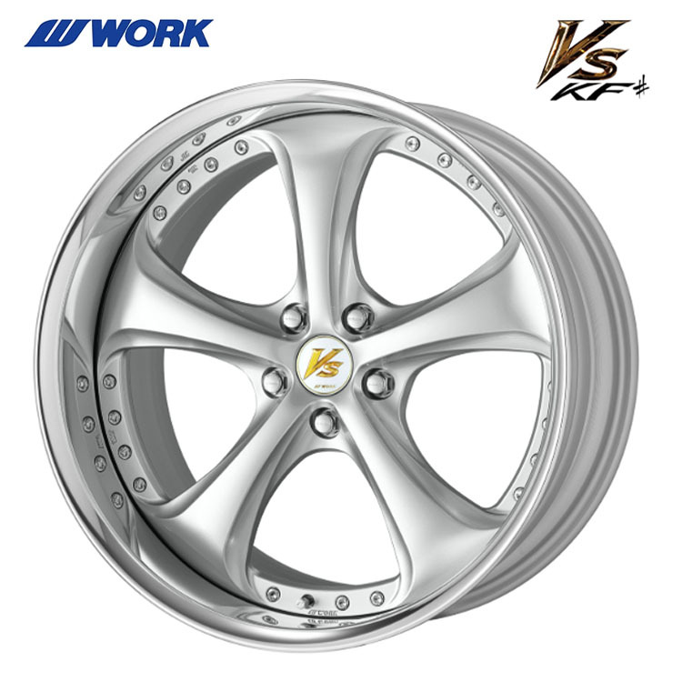 送料無料 ワーク WORK VS KF# FULL REVERSE STANDARD Adisk 9.5J-20 -17 5H-114.3 (20インチ) 5H114.3 9.5J-17【4本セット 新品】拍卖