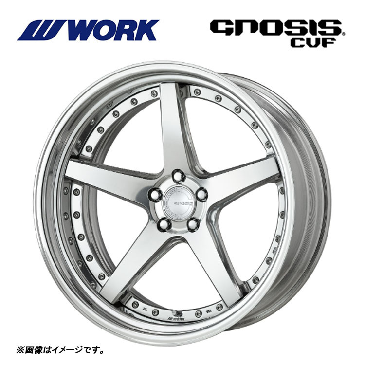 送料無料 ワーク WORK GNOSIS CVF STEP RIM ミドルコンケイブ STANDARD Adisk 9.5J-21 +39~-25 5H-112 【1本単品 新品】拍卖