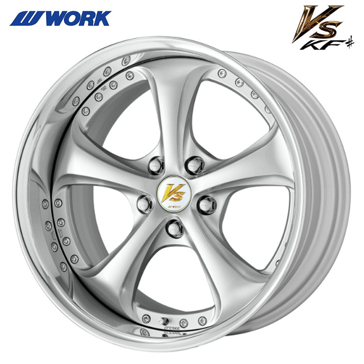 送料無料 ワーク WORK VS KF# FULL REVERSE STANDARD Adisk 11J-18 +15 5H-100 (18インチ) 5H100 11J+15【4本セット 新品】拍卖