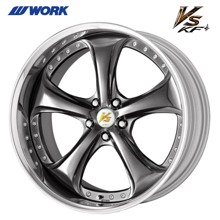 送料無料 ワーク WORK VS KF# FULL REVERSE DEEP RIM Odisk 8J-21 +46 5H-114.3 (21インチ) 5H114.3 8J+46【1本単品 新品】拍卖