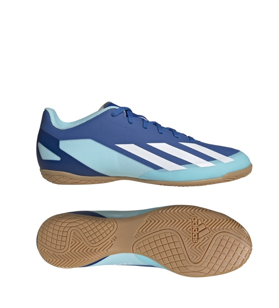未使用即決 adidasアディダス エックス クレイジーファスト.4 IN 25.5cm ロイヤルブルー IE1585拍卖