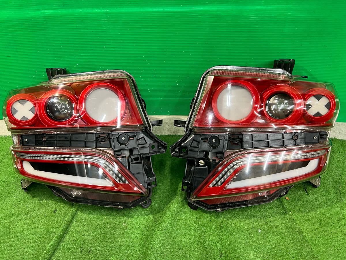 ★ワンオフカスタムヘッドライト★ホンダ N-BOXカスタムJF1 JF2 純正 左右セット KOITO 100-62038★ジャンク扱い★拍卖