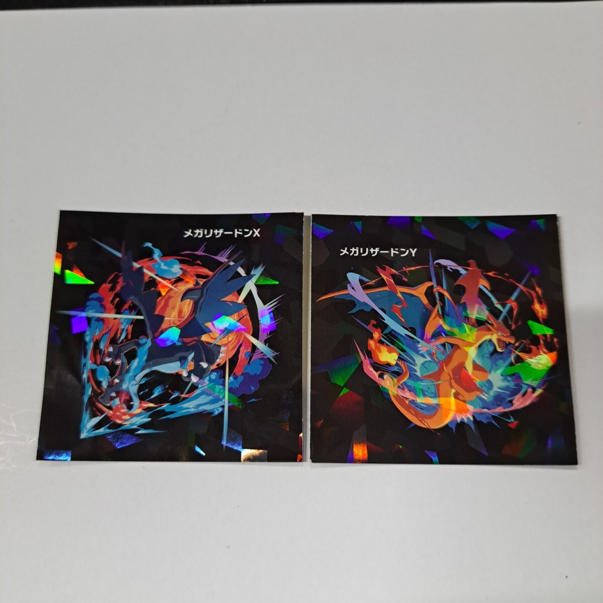 ★即決★【メガシンカステッカー】 ポケモンセンター メガリザードンX・Y 2枚セット拍卖