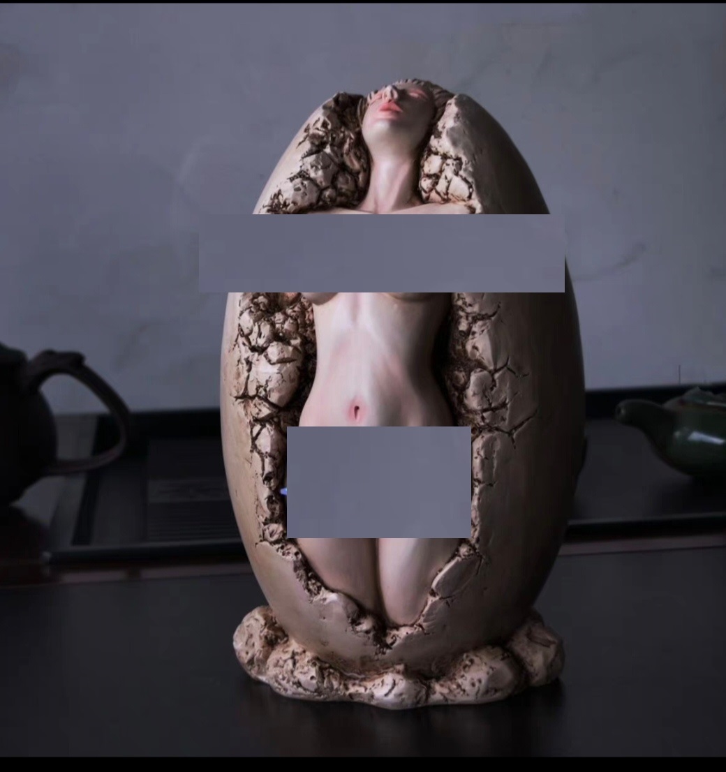 新品未使用 美品 樹脂製 大型 西洋彫り 女神 ヌード デッサン人形 ポージング 女性拍卖