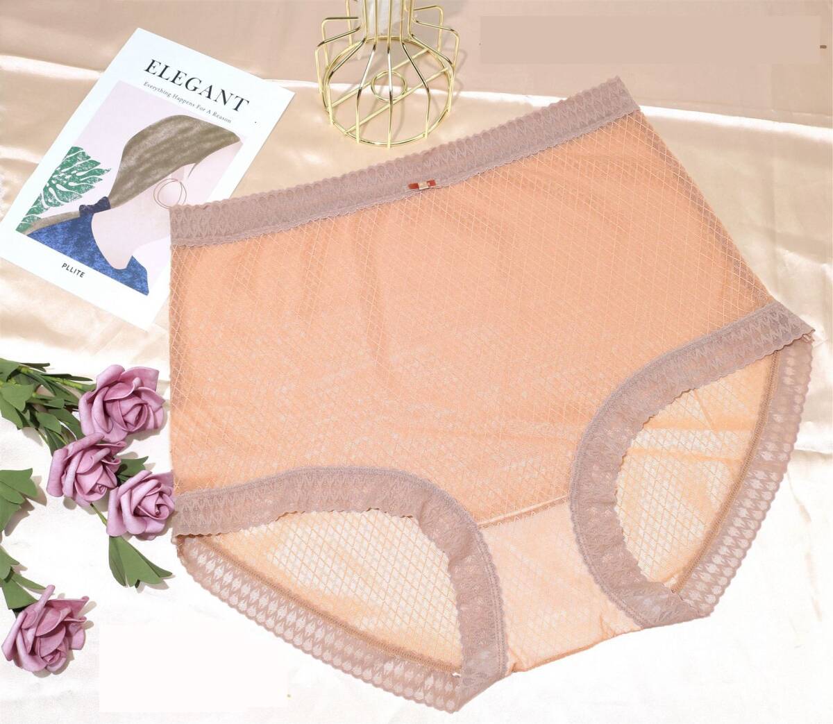 新品大人気コットン ショーツ 女性用 ストレスフリー ストレッチ パンツ レディース 薄手 通気性 快適 下着 ミドルウエスト 7点セット拍卖