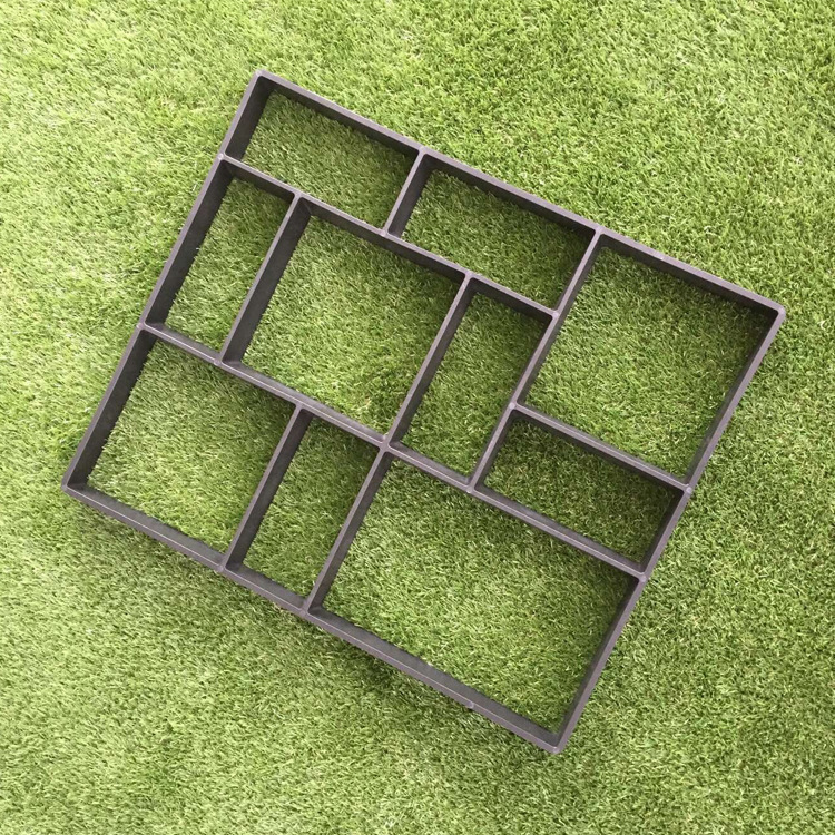 新品人気推薦ガーデニングモールド コンクリート 舗装 歩道 石畳 敷石 (4個セット) モルタル用 型枠 格子柄 DIY セルフビルド拍卖