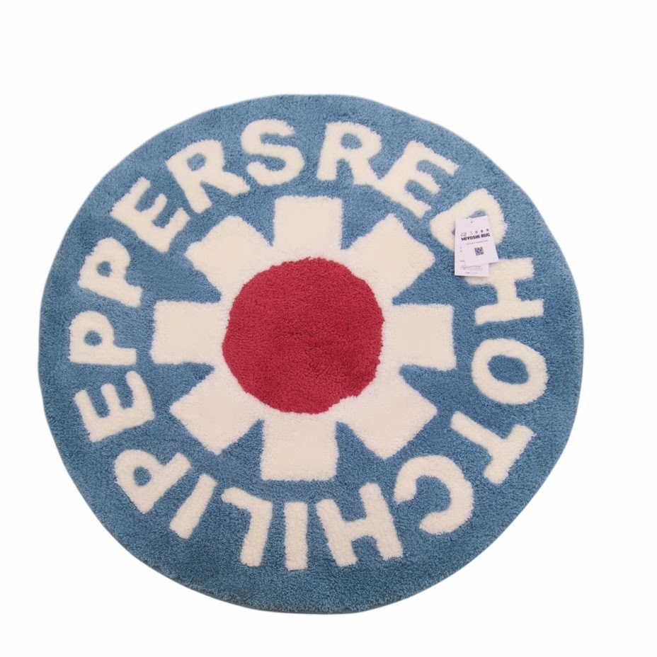 99 未使用品 タグ付き Red Hot Chili Peppers レッドホットチリペッパーズ 東京ドーム WORLD TOUR 2024年 ラグマット 三好ラグ Rug拍卖