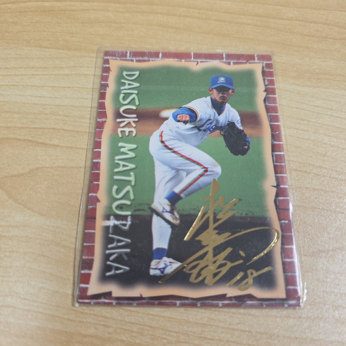 即決 2000 西武 金箔サインカード 18松坂大輔拍卖