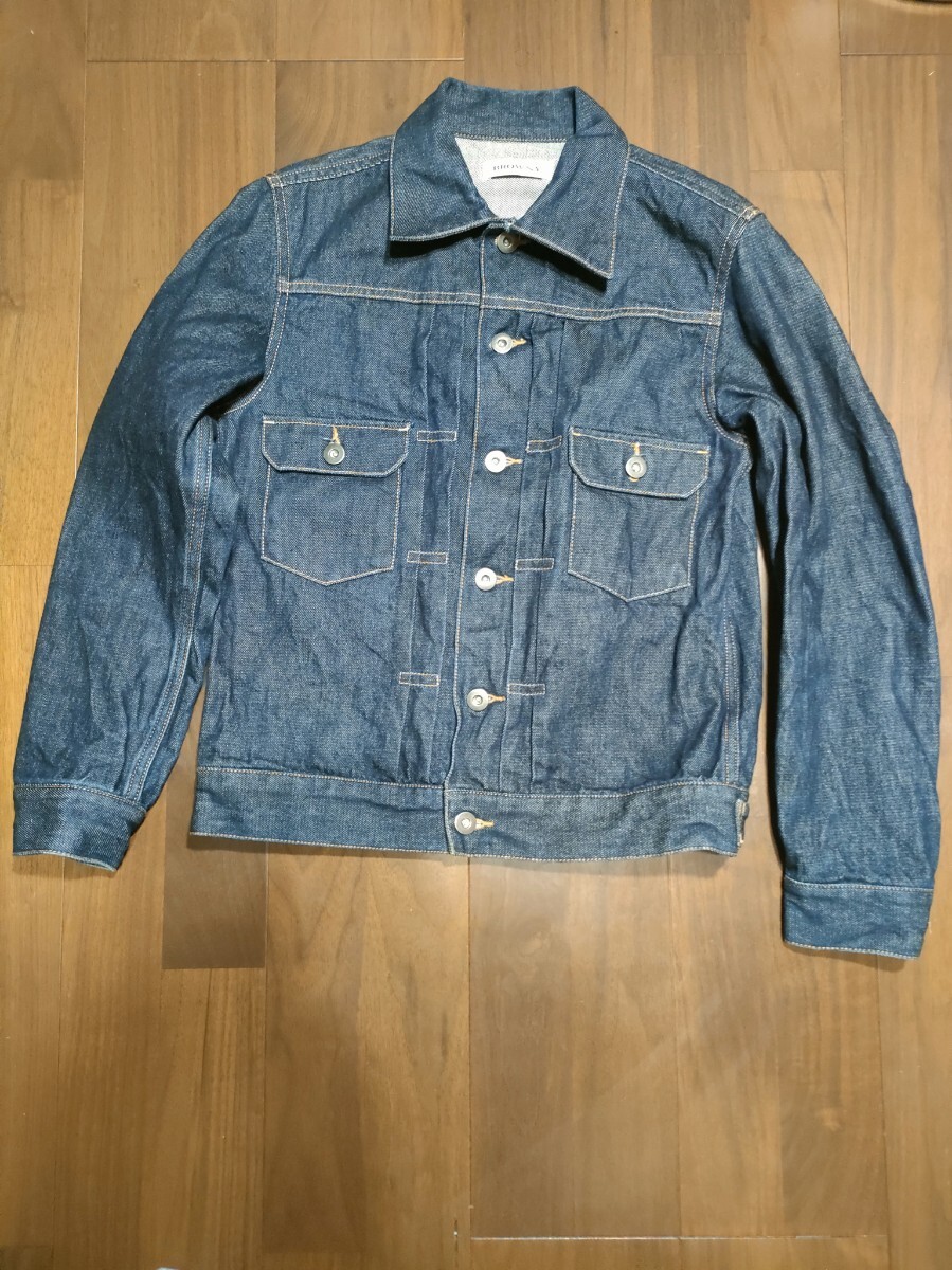 BROWNY ブラウニー 貴重な2ndモデル セカンドモデル デニム ジャケット Gジャン サイズS インディゴ レディース 拍卖