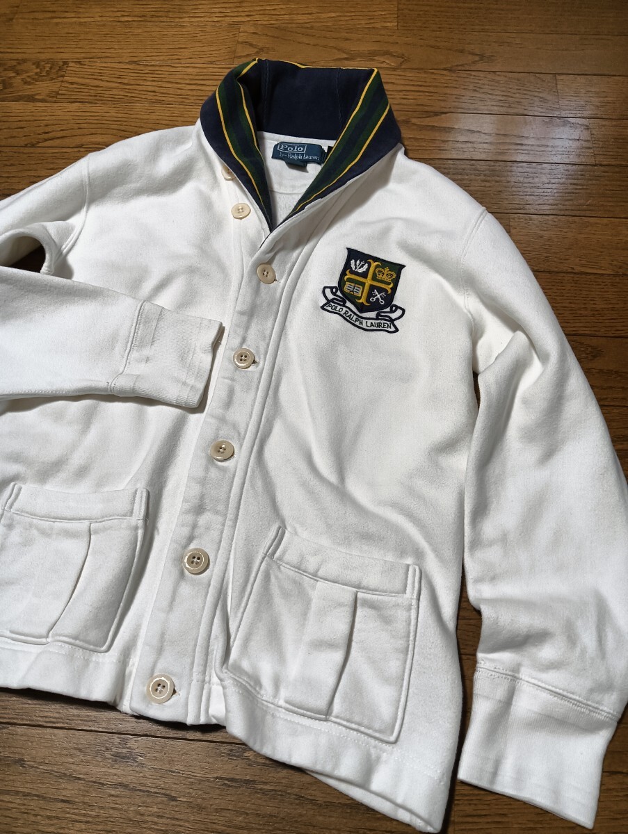 ポロ ラルフローレン カーディガン ショールカラー 人気モデル スウエット ハリーポッター 裏起毛 メンズ サイズM拍卖