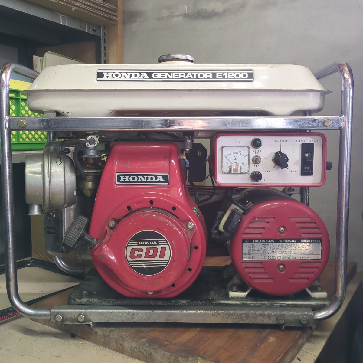 発電機 HONDA E1200 週末クーポン拍卖