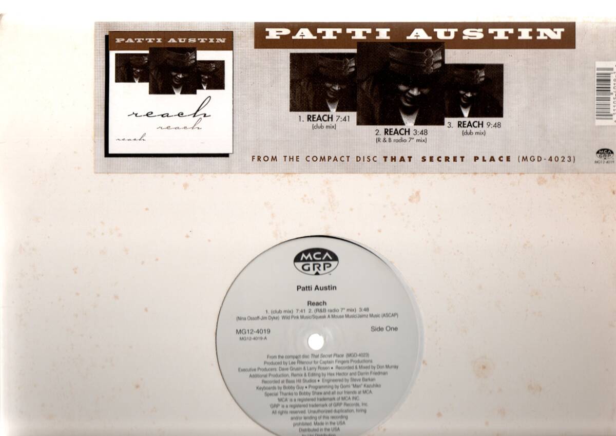 ①12inch) PATTI AUSTIN / REACH拍卖