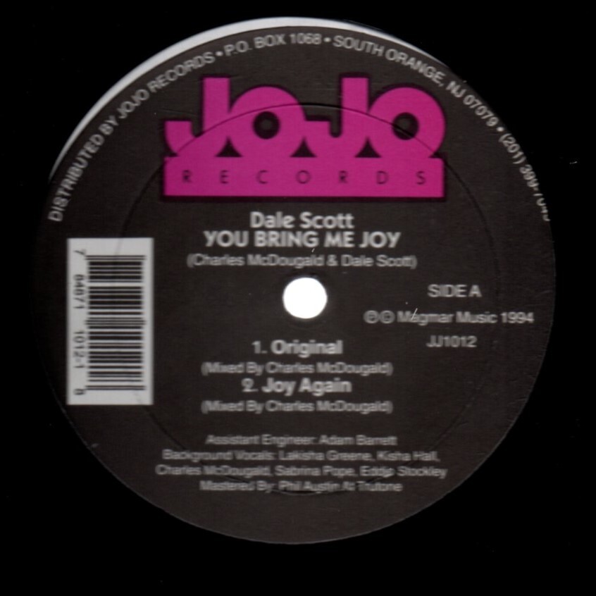 ②12inch) Dale Scott You Bring Me Joy拍卖