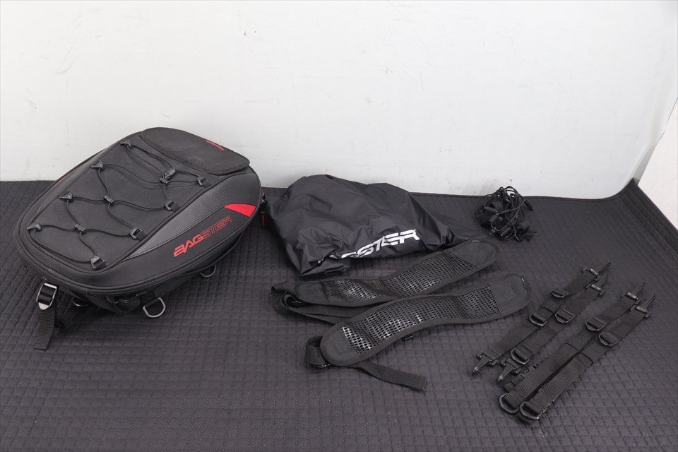 328725 バグスター シートバッグ スパイダー 容量可変型 取り外してリュックサックとしても使用可能! 美品拍卖