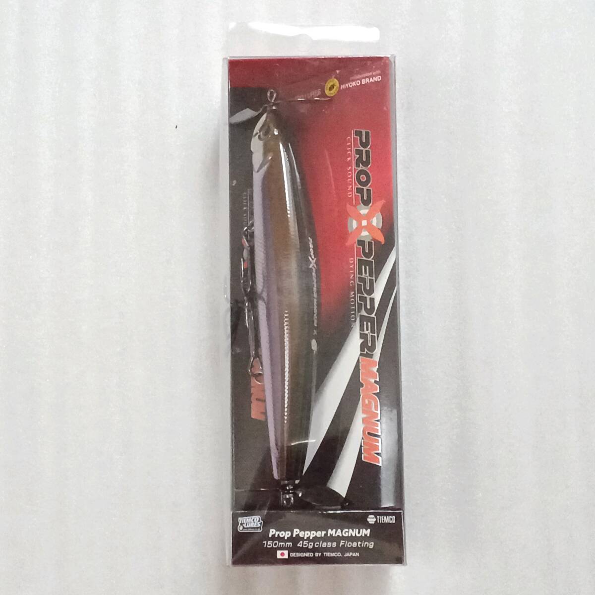 新品 ティムコ×ヒヨコブランド プロップペッパー マグナム #ハーフミラーワカサギ TIEMCO HIYOKO-BRAND PROP-PEPPER-MUGNUM拍卖
