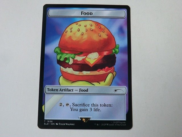 MTG 美品 【食物トークン】 (コモン) Secret Lair SLD 英 6枚迄拍卖