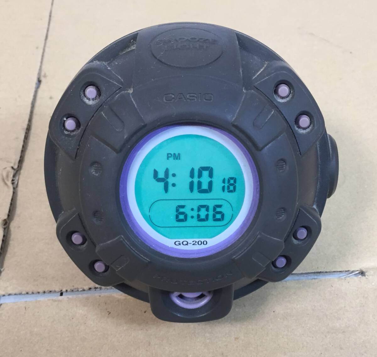 CASIO カシオ G-SHOCK PROTECTION  マッスルタイム 目覚まし時計  GQ-200拍卖